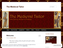 Tablet Screenshot of medievaltailor.com